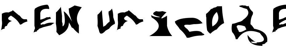 New Unicode Font Yazı tipi ücretsiz indir